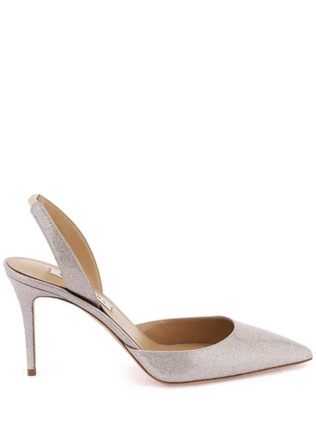 Aquazzura So 누드 포인티드 토 슬링백 펌프스 SNUMIDP0GLP_CHM