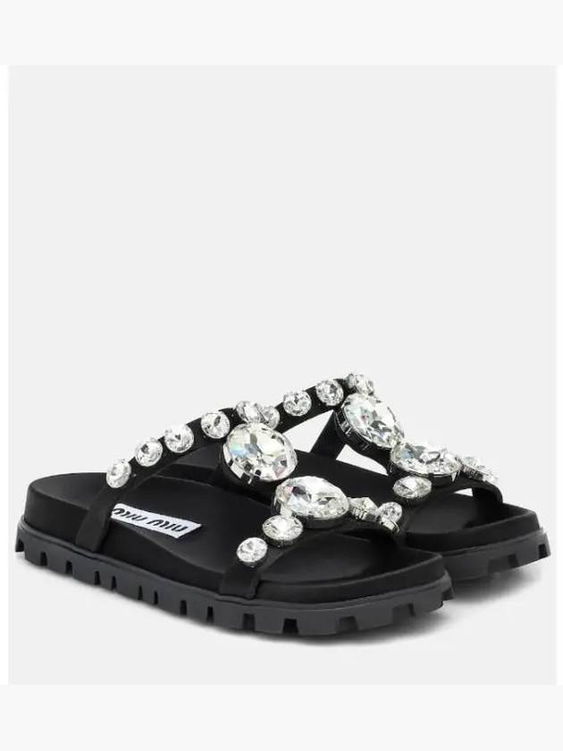 미우미우 크리스탈 샌들