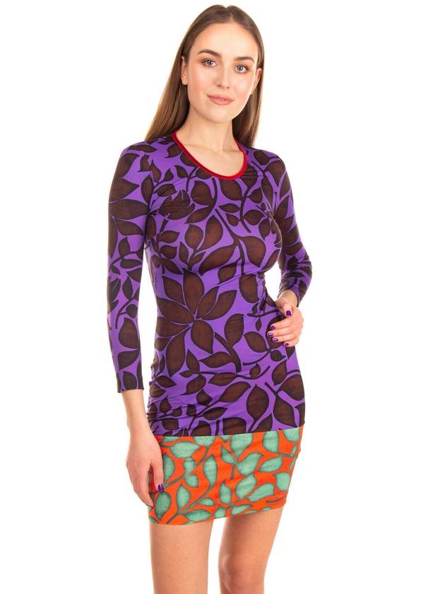 저스트 카발리 스트레치 프린트 XS사이즈 원피스