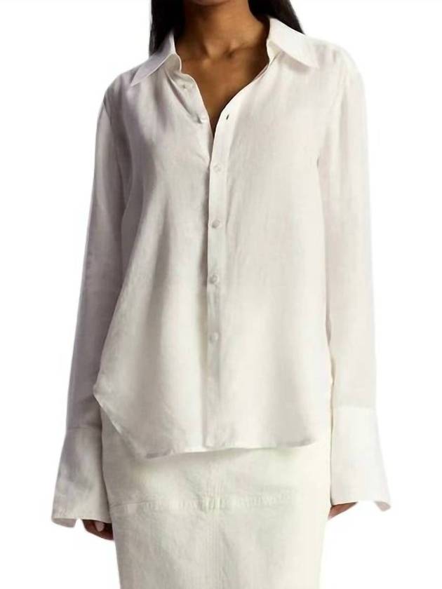 에이든 탑 인 화이트 Aiden Top In White
