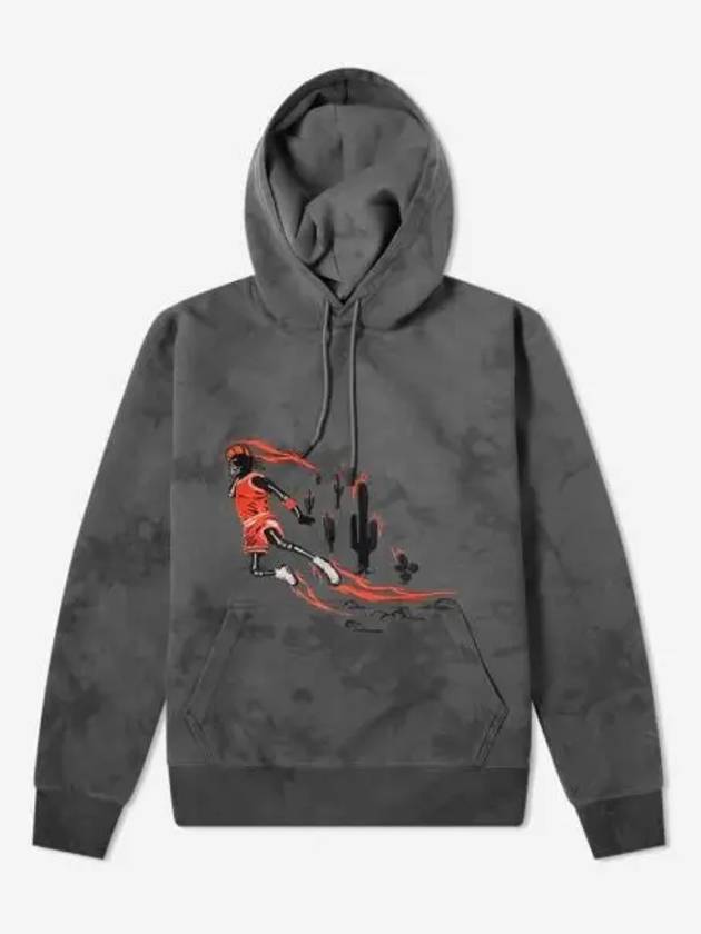 조던 x 트래비스 스캇 워시드 스웨이드 후드 그레이 Jordan x Travis Scott Washed Suede Hoodie Grey