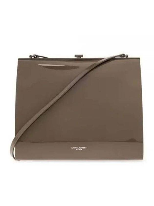 생로랑 르 앤 마리 스몰 바이닐 숄더 백 다크 데저트