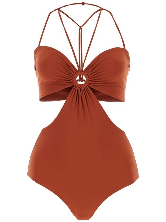 23SS 넨시도자카 Brick stretch polyester 스윔 수트 NDSS23SWIM001 BURORA