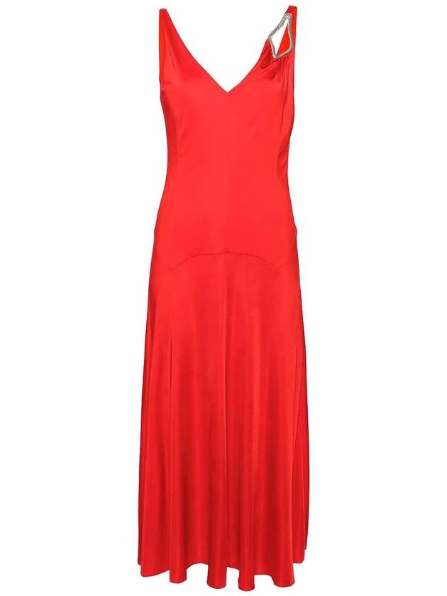 Lanvin Sleeveless A-Line Midi Dress
