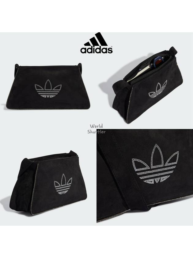 24SS 아디다스 호보백 스웨이드 여성미니숄더백