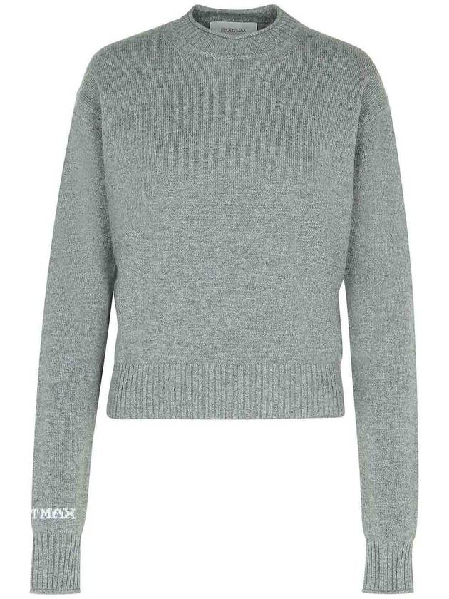 Sportmax Agadir1234 Grey Cashmere Blend Sweater