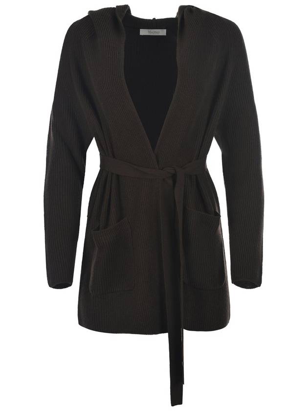 맥스마라 레저 피네자 벨티드 카디건