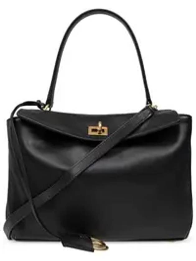 발렌시아가 로데오 스몰 토트 백 블랙