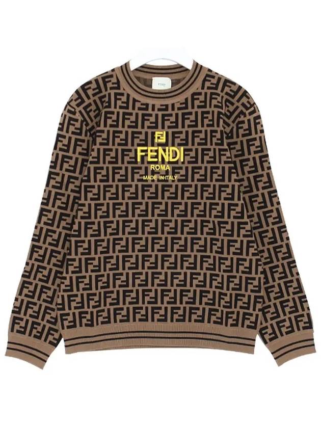 펜디 FF로고 올오버 로마 울 니트 JUG159 AEYD F15B6 8A