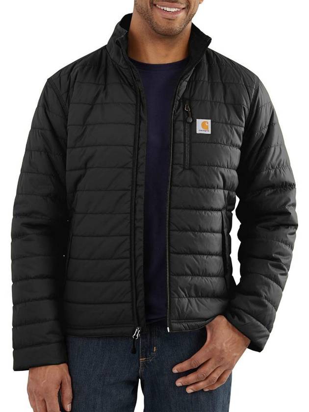 칼하트 남성 레인 디펜더 길리엄 자켓 긴팔 집업 패딩 재킷 Black