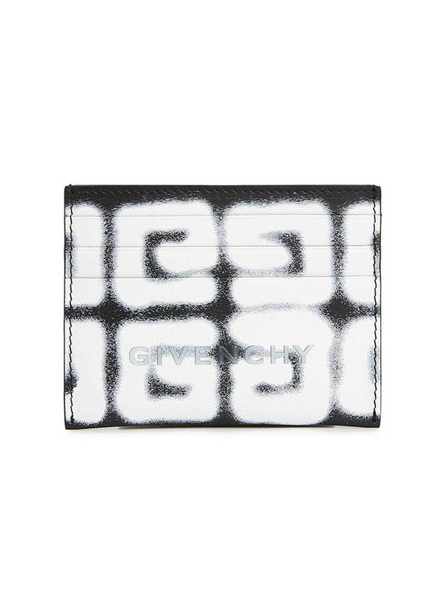 지방시 X 치토 4G 로고 패턴 카드 지갑 블랙