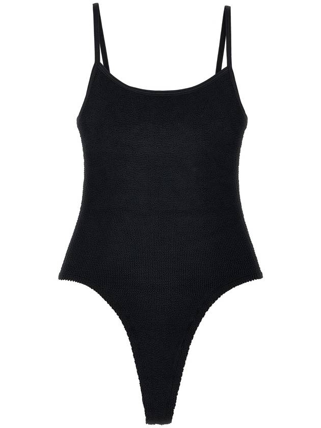 HUNZA G 'Petra Swim' one piece swimsuit PETRASWIMBLACK