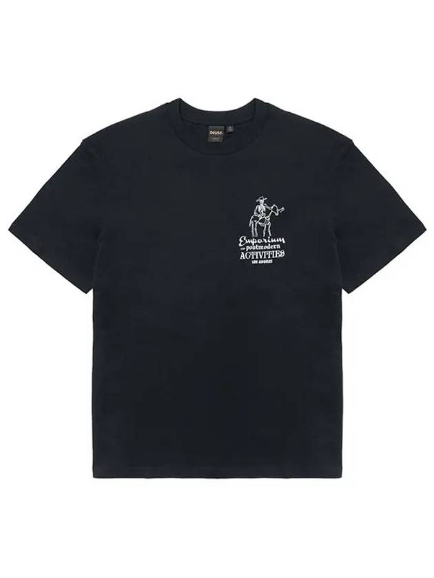 데우스엑스마키나 DMF241716D BLK LA ADDRESS TEE 남성 반팔티