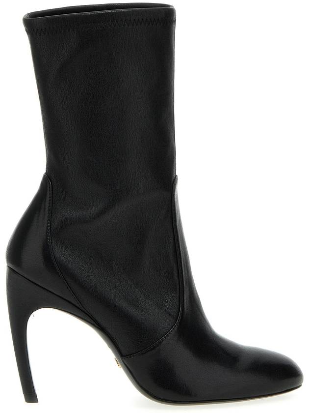 STUART WEITZMAN SF434BLK 럭스 컬 앵클 부츠