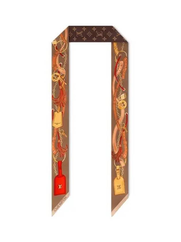 루이비통 플라워 앤드 스트랩 BB 방도 스카프