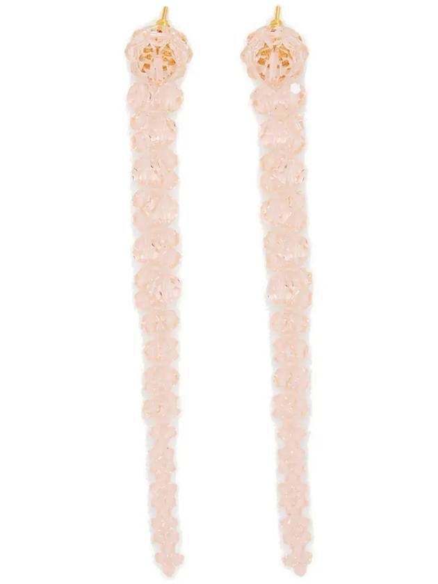 Simone Rocha Loral 비즈 드롭 이어링 ERG120903_NUDE