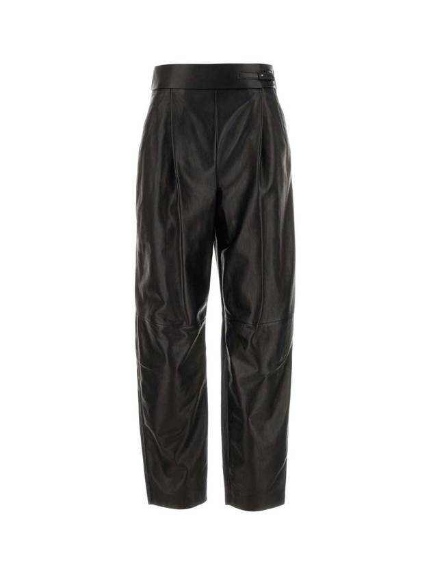 GIORGIO ARMANI 검은색 가죽 바지 GW000338AF11856 UC001