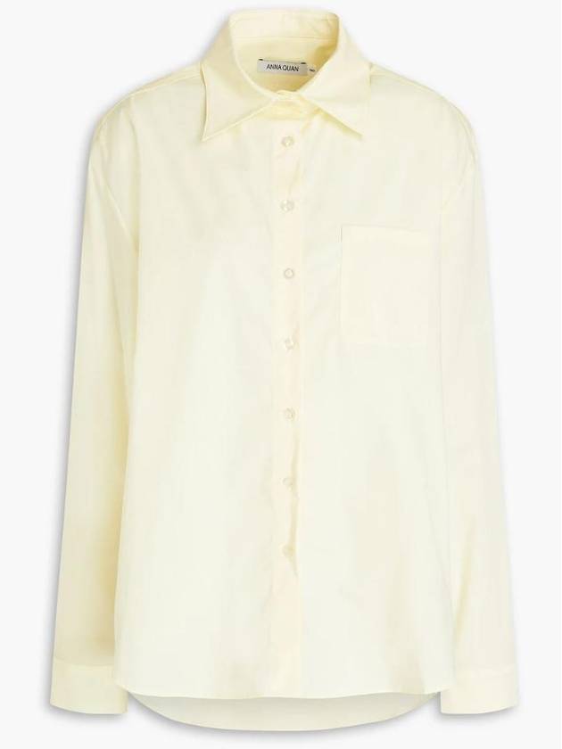NB07 안나 콴 여성 셔츠 Stretch cotton poplin shirt 1647597331870507