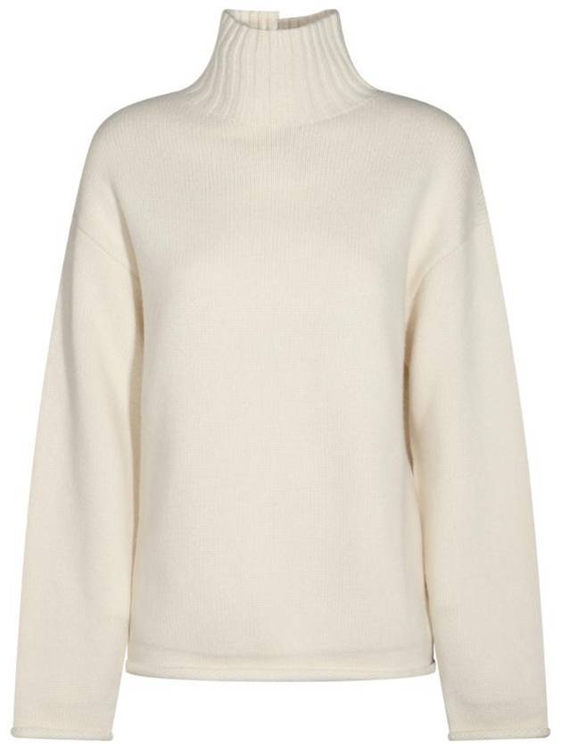 보테가베네타 니트 캐시미어 터틀넥 화이트