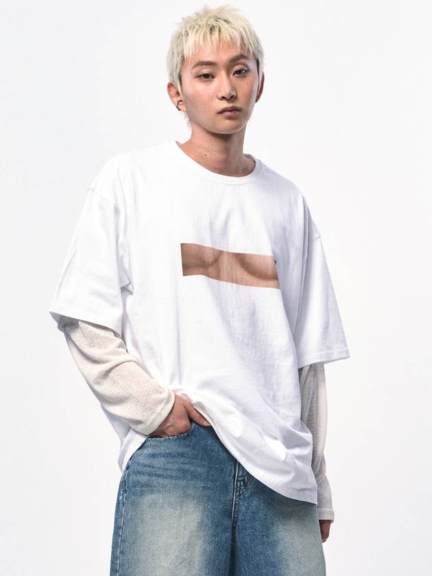 씨웨어 페이크 언더붑 티셔츠