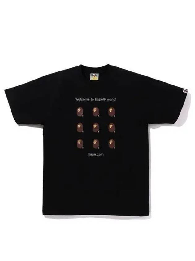 베이프 .COM 반팔 티셔츠 블랙 82095306_133652432