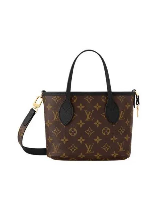 루이비통 네버풀 반둘리에 인사이드 아웃 BB 모노그램 블랙 Louis Vuitton Neverfull Bandouliere Inside Out BB Monogram Black