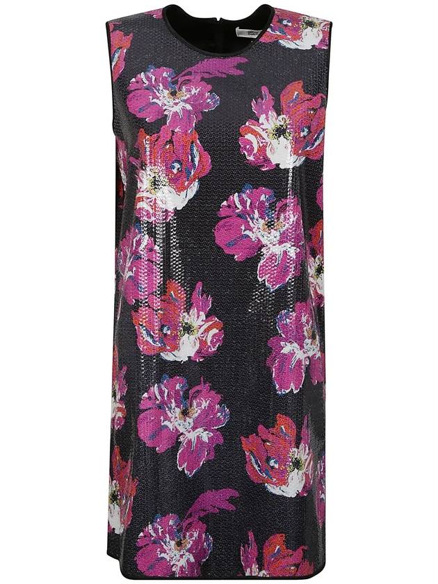 Diane von Furstenberg 플로럴 패턴 민소매 드레스 ANARADRESS_OGLPM