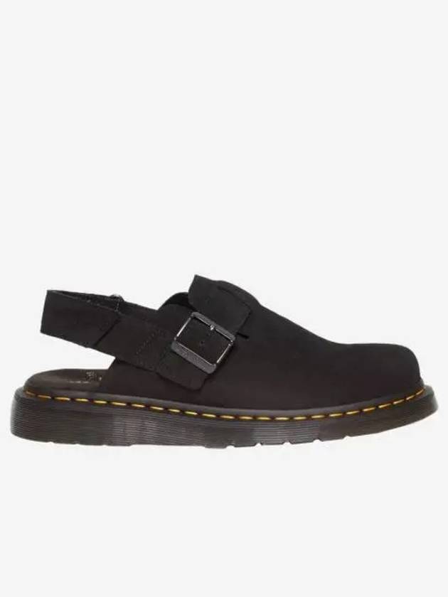 닥터마틴 조지 II 스웨이드 슬링백 뮬 블랙 Dr. Martens Jorge II Suede Slingback Mules Black