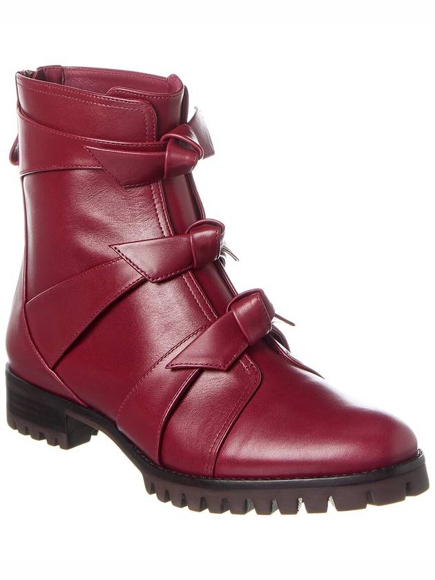 로리타 방수 가죽 컴뱃 부츠 Lolita Waterproof Leather Combat Boot