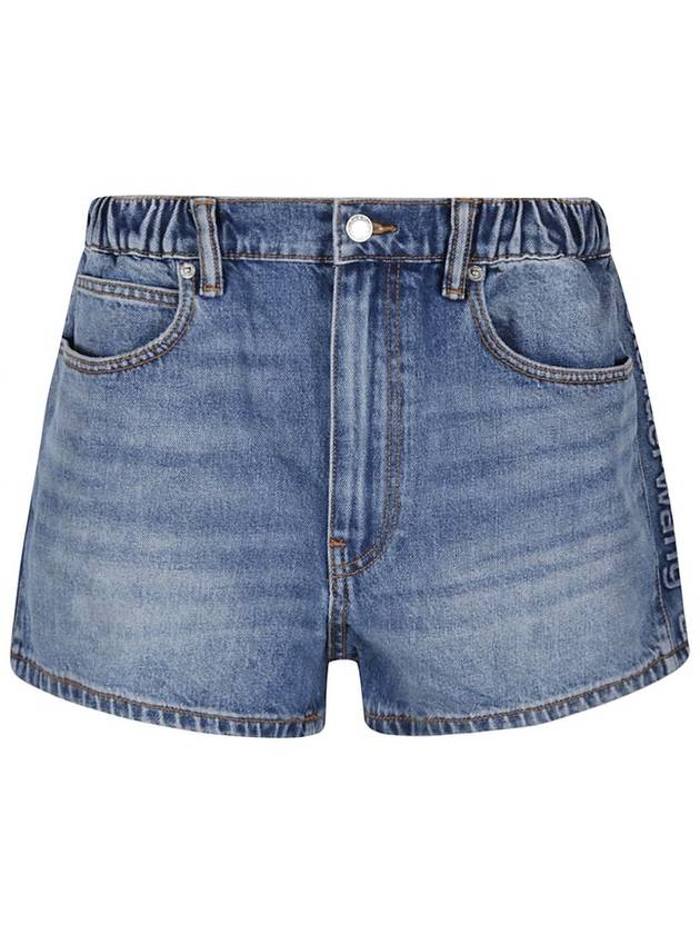 Alexander Wang 로고 패치 반바지