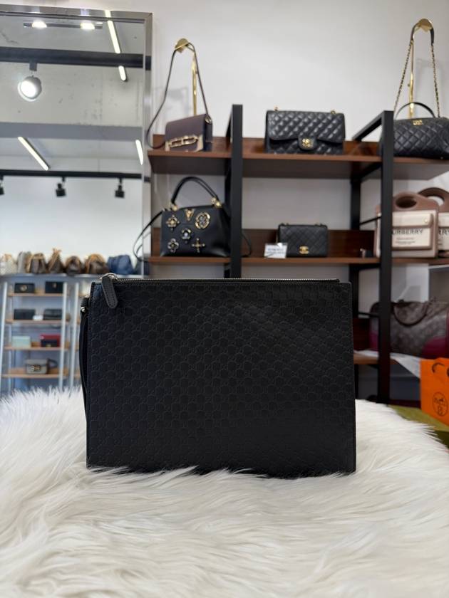 다올 상인점 구찌 마이크로시마 스트랩 클러치 블랙 544477 상태 A