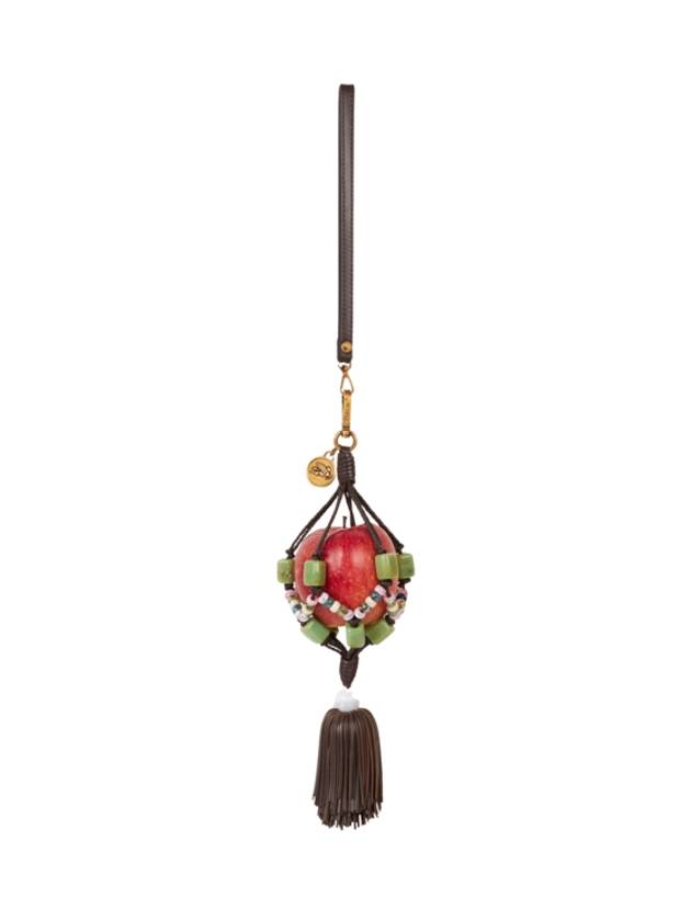 Etro Apple Charm With Small Tassel And Beading