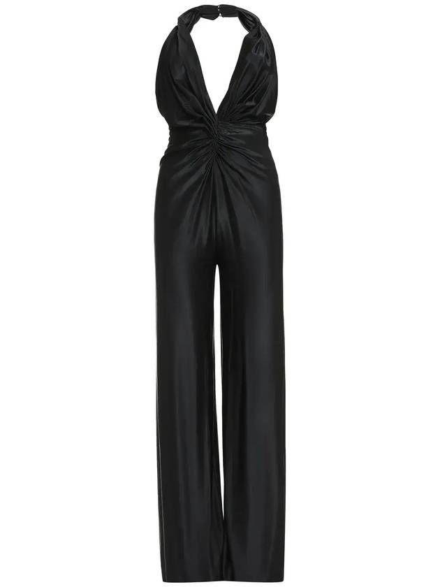 Costerellos 트위스트 디테일 점프수트 PR2344_BLACK