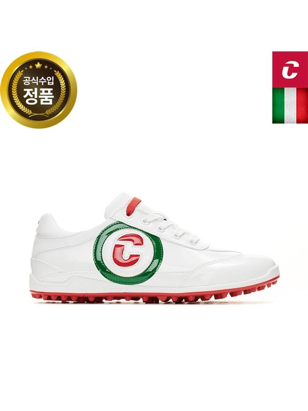 [공식] [두카델코스마] 이탈리아 수제 골프화 KUBANANEO WHITE/GREEN/RED