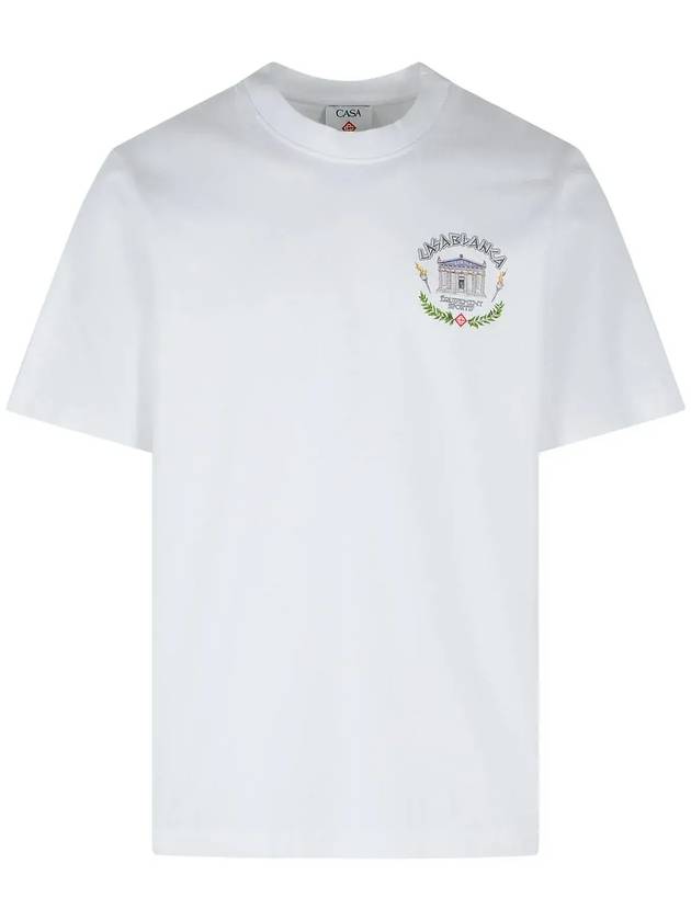 Casablanca Le Temple Du 스포츠 티셔츠 MPS25JTS001_08WHITE