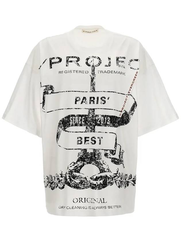와이 프로젝트 EVERGREENPARISTSHIRT 남성 탑 Top 204TS002EVERGREENOPTICWHITE