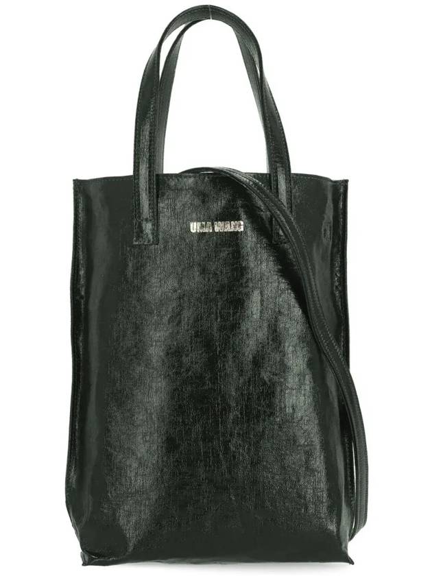 우마 왕 로고 프린트 미디엄 케이스 토트백 UB0067_UW490DARKGREEN