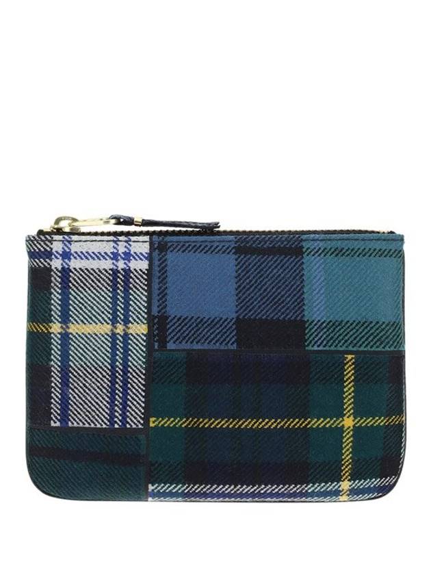 Comme des Garcons 지갑 타탄 집업 지갑