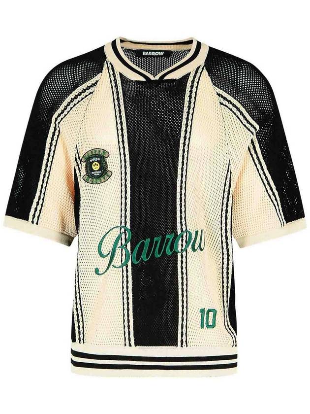 Barrow Black Viscose Blend T-Shirt