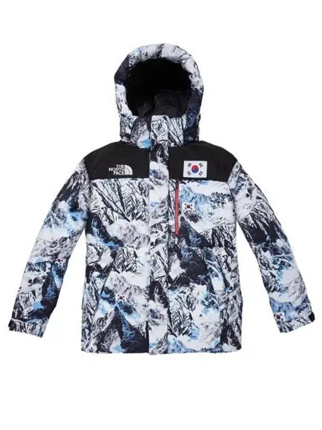 노스페이스 22 베이징 팀 코리아 다운 파카 레플리카 화이트 The North Face 22 Beijing Team Korea Down Parka Replica White