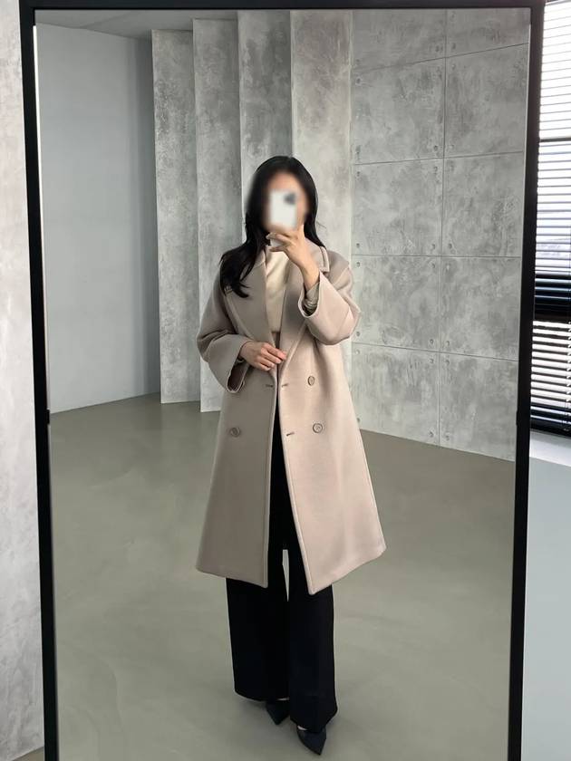 25SS 막스마라 EMMA 엠마 더블 브레스티드 코트 001 베이지