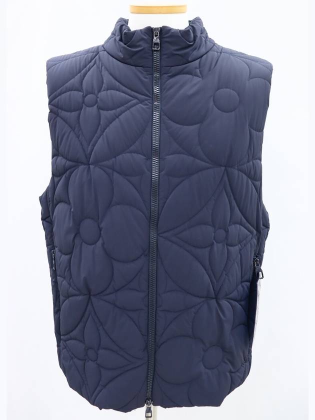 루이비통 LVSE 패디드 모노그램 플라워 질레 패딩조끼 1A8XF0