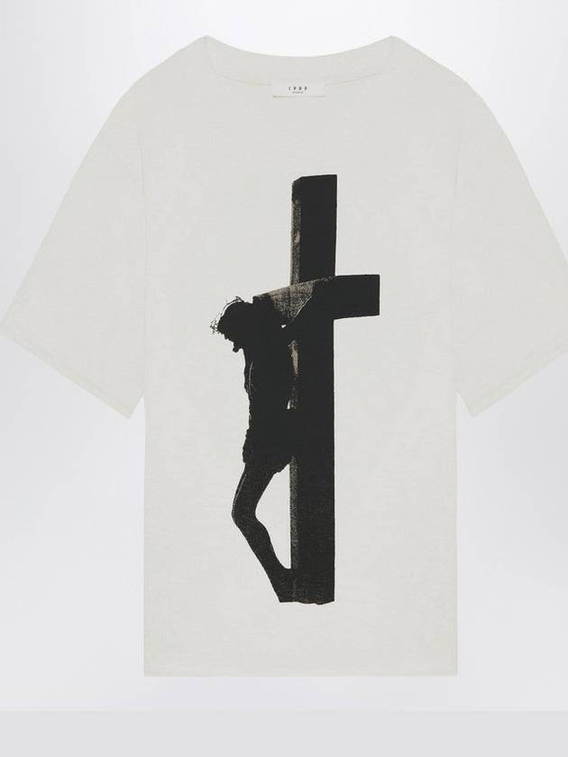 T-Shirt Ss Cross White