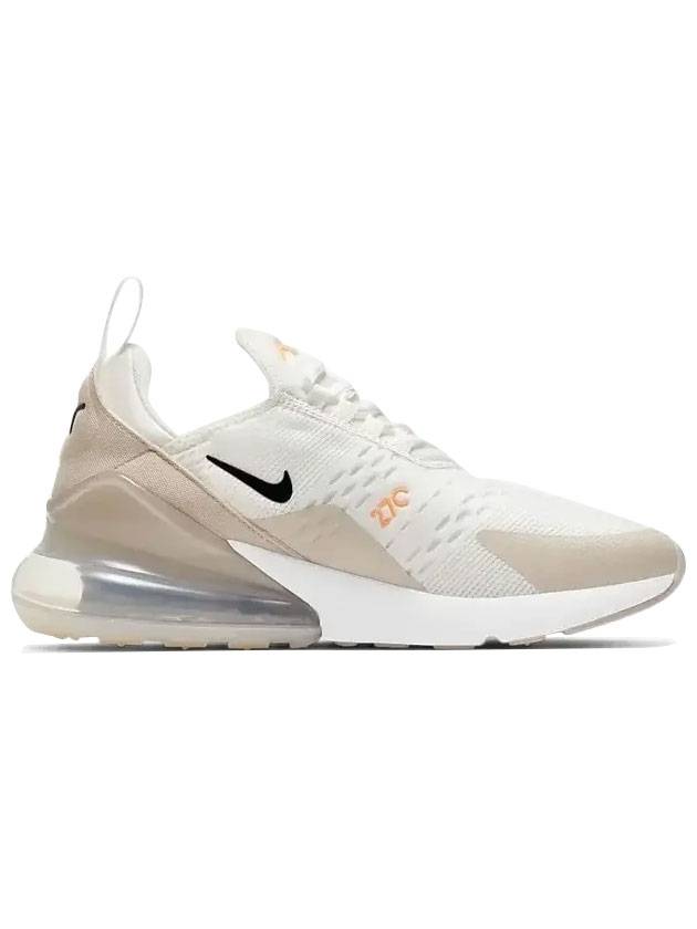 나이키 여성 에어맥스 270 로우탑 스니커즈 화이트 샌드 크림