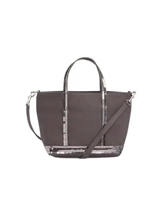 바네사 브루노 캔버스 XS 카바스 토트백 앤트러사이트 Vanessa Bruno Canvas XS Cabas Tote Anthracite