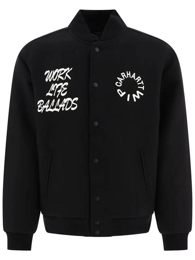 23FW 여성 워크 바시티 봄버자켓 블랙 I032435 89XX