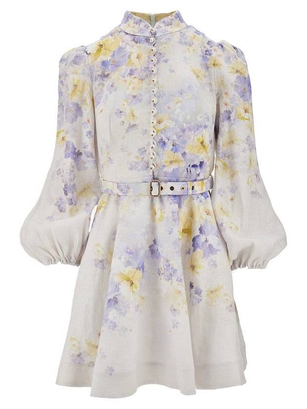 ZIMMERMANN 'Crush' linen mini dress