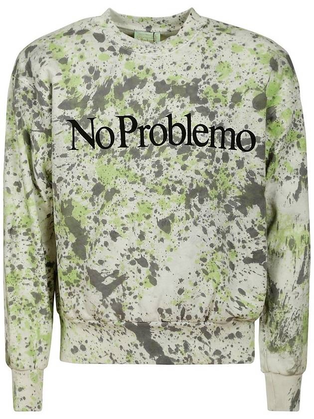 Aries No Problemo spray-dye sweatshirt