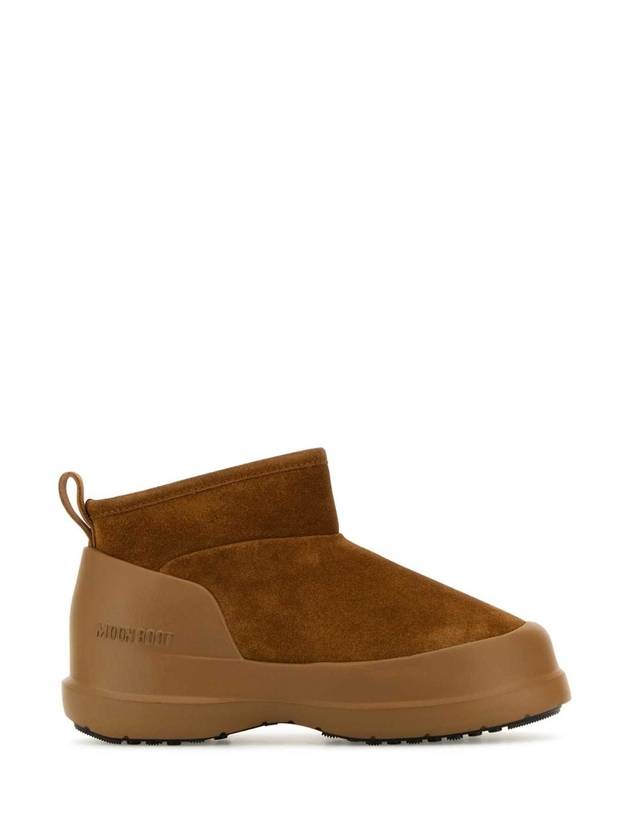 MOON BOOT 카라멜 스웨이드 루나 로우 앵클부츠 2480040 M008