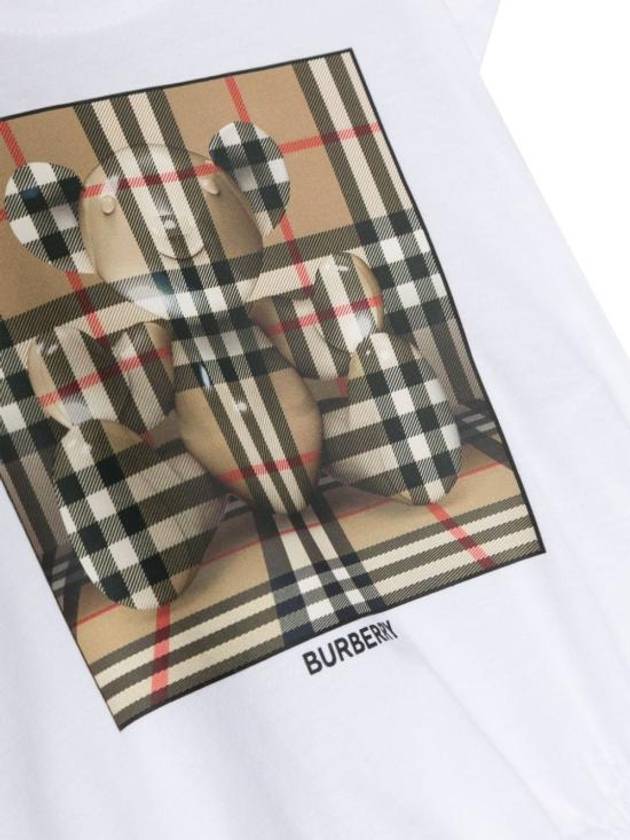 23FW 키즈 버버리 트레이닝웨어 오버롤 세트 8069721 WHITE ARCH BEIGE